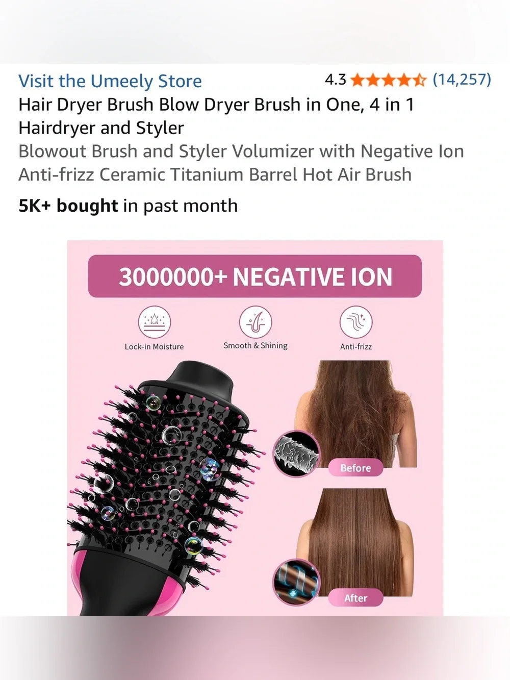 Umeely hair dryer